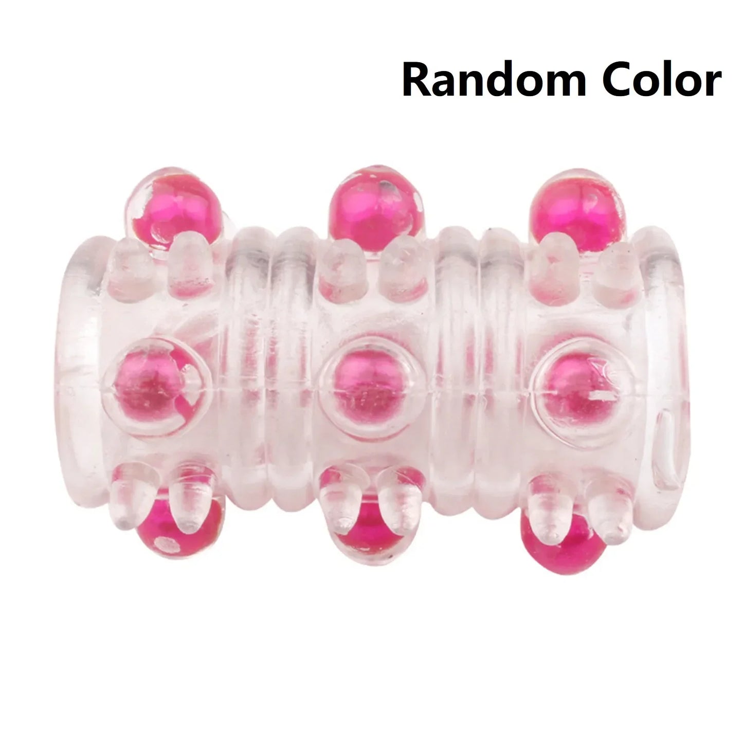 Penis Extension Sleeve Cock Rings For Men Enlarger Glans Particles Condom Lasting Delayed Sex Toys Adult Sexual Dotted Sex Goods