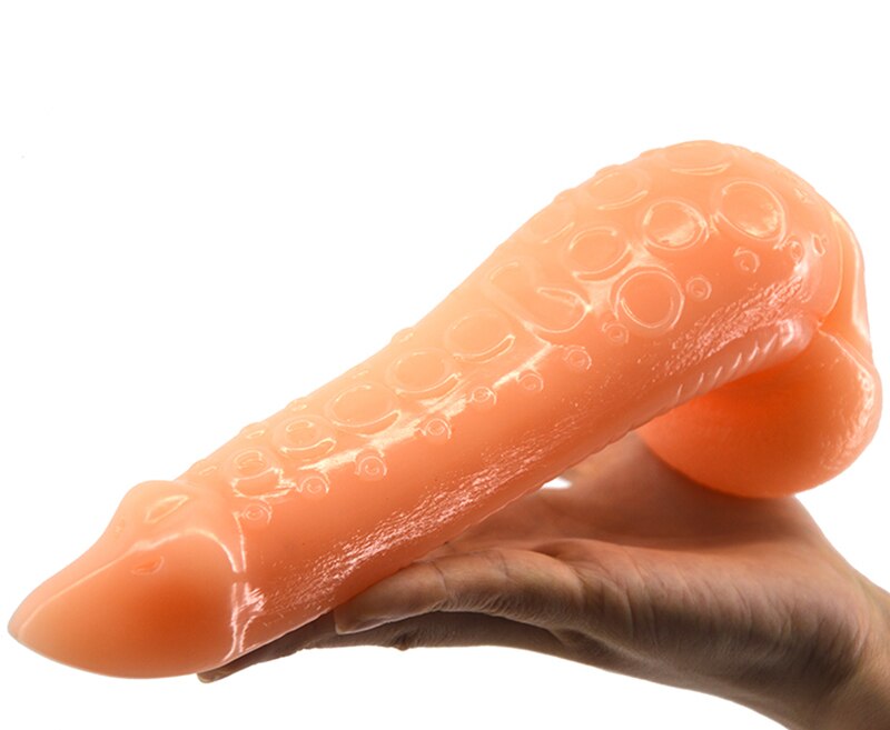 FAAK Healthy PVC Dildo Octopus Butt Plug Massage Anal Toy for Women Men Orgasm Stimulate Anal Plug Tentacle Dildos Sex Toys