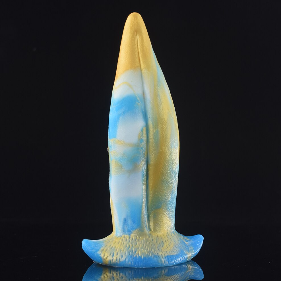 FAAK New Anal Sex Toys Dragon Tongue Tease Flirt Foreplay Clitoris Vagina Stimulate Silicone Sucker Dildo for Women Sex Shop