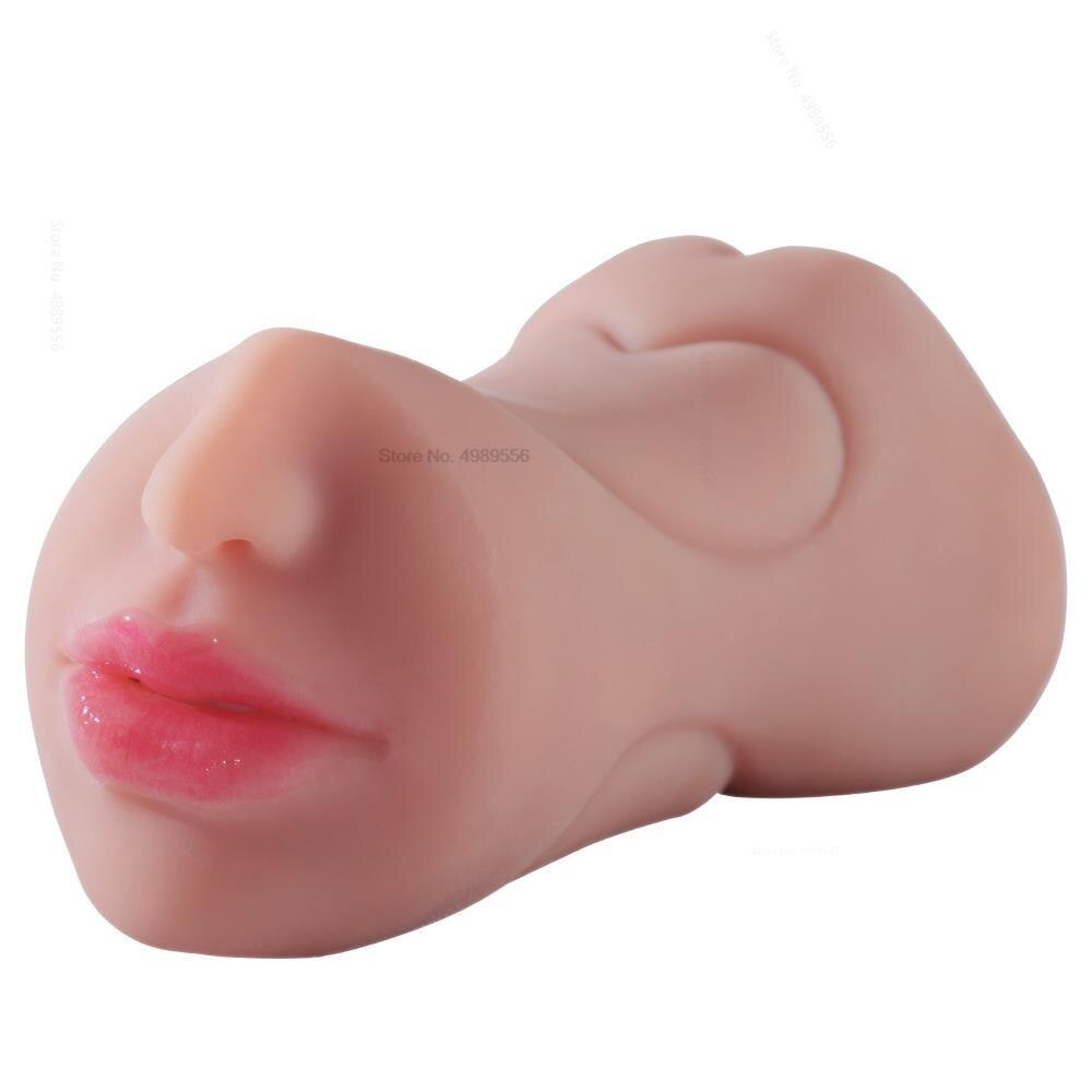Realistic 3D Deep Throat Male Masturbator - Oral Sex Cup - Artificial Vagina Sex Toy for Men and Women - SexToy Shop