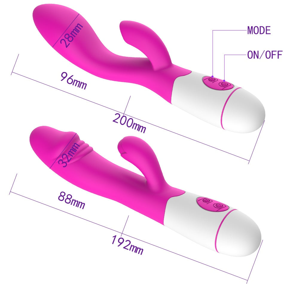 G Spot Dildo จริงคู่ Vibrators สำหรับผู้หญิง Clitoris ช่องคลอดผลิตภัณฑ์เซ็กซี่ของเล่นสำหรับผู้ใหญ่18 XXX Intimate Goods shop
