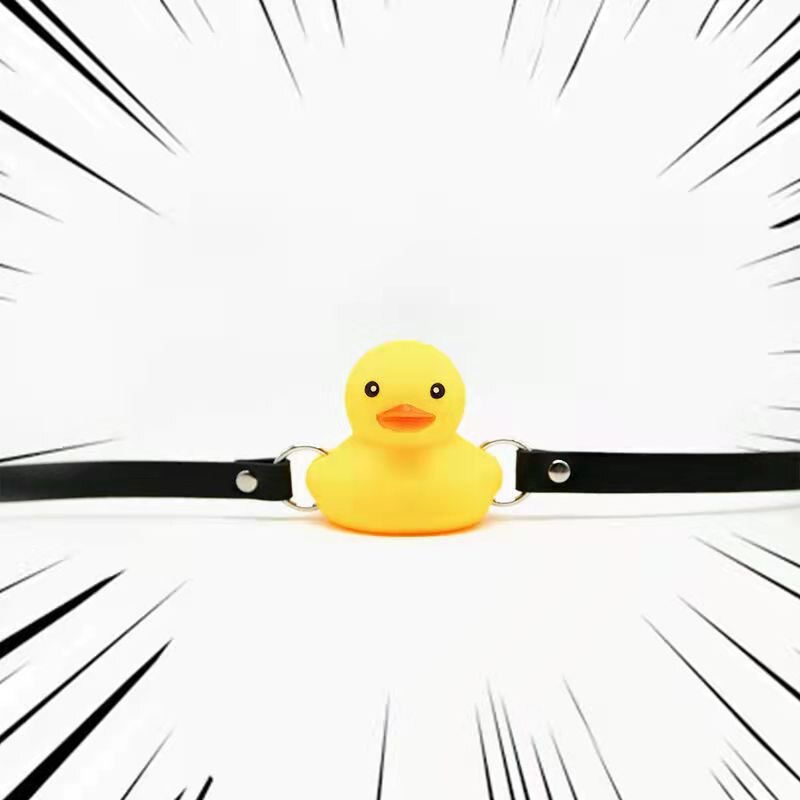 Cute Silicone Duck Mouth Gag Mouth Plug Lovers Flirt BDSM Sex Toys Women Adult Game Sex Accessories CF580