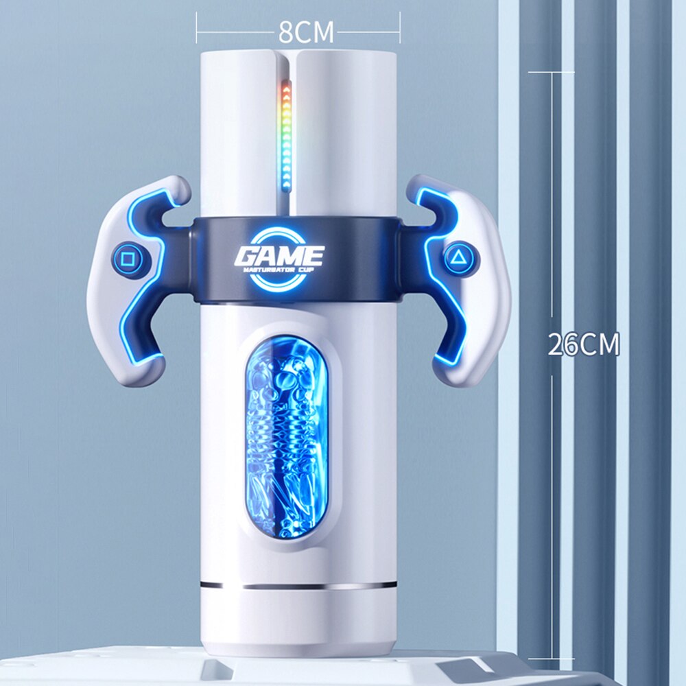 Male Vibrator Automatic Masturbator for Men Deep Throat Oral Vagina Suction Vibrator Sex Toy 18+