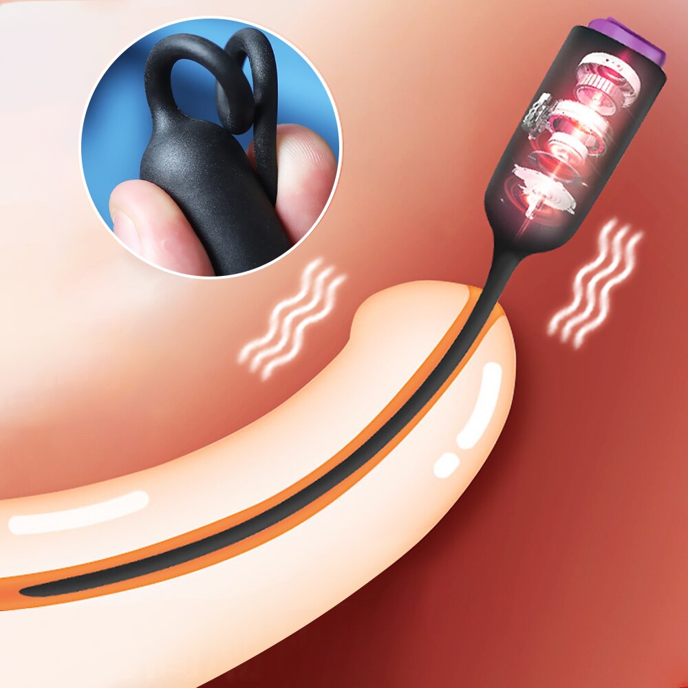 Single Frequency Urethral Dilators Penis Vibrator Insert Horse Eye Stick Dilator Male Masturbation Sex Toys for Men