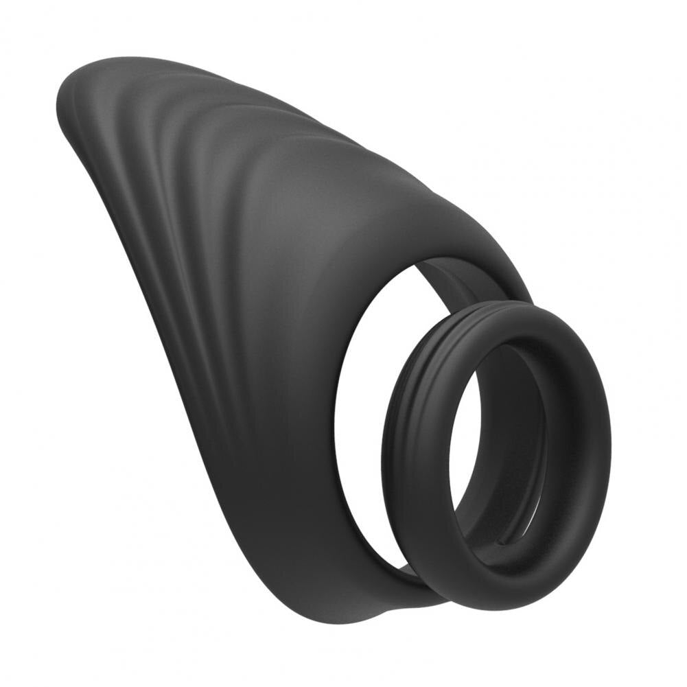 Penis Corrector Penis Cock Ring Flexible Fast Adaptation Silicone Delay Ejaculation Lock Ring for Male Masturbators