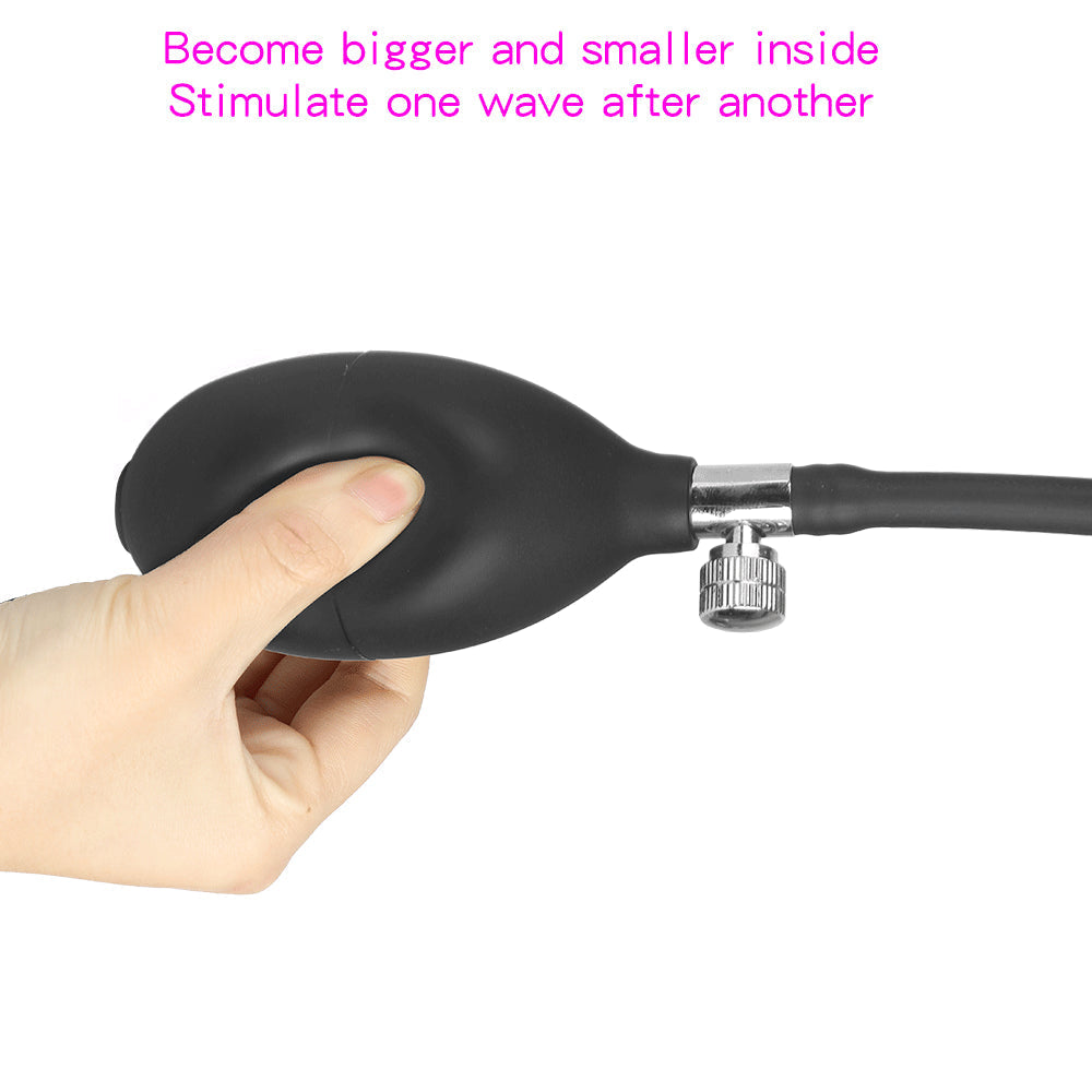 Expandable Prostate Massager Butt Plug Adult Sex Toys Inflatable Silicone Huge Big Anal Plug Anal Dildo Pump Anal Dilator
