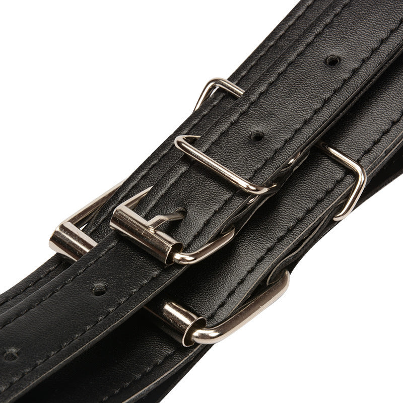 BSDM Bondage Rope Leather Harness Toys for Women Adult Game Outfit Bra and Leg Suspenders Straps Garter Belt Sex Accessories