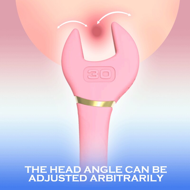 3 Color Wrench Vibrators for Women's Nipple Clitoris Stimulating 10-Frequency Vibrating Massager Female Masturbator