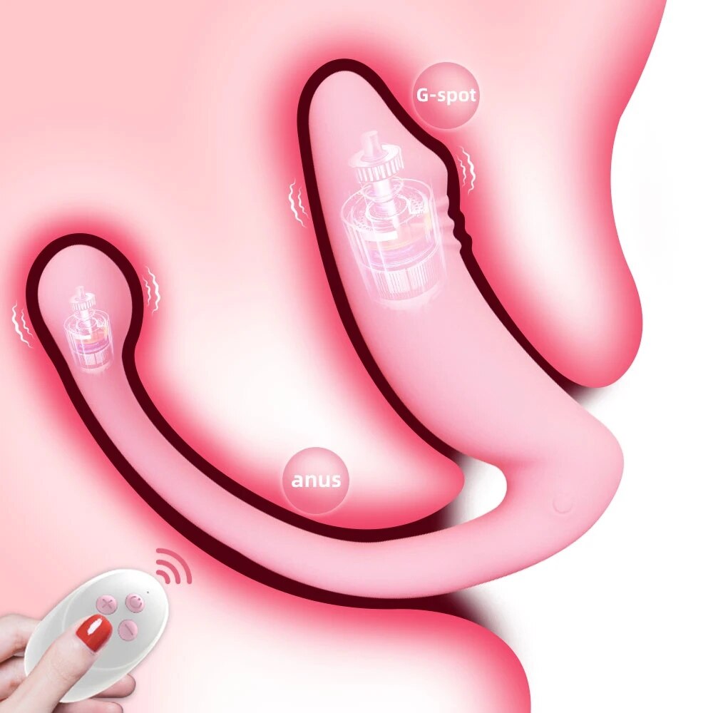 Egg Vibrator for Women Remote Control Dildo G Spot Clitoris Stimulator Female 2-Motor Masturbation Anal Plug Sex Toy