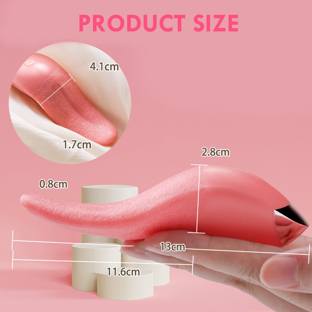G-Spot Clitoris Vagina Anal Nipple Stimulator Female Masturbator Warming Licking Sex Toy for Women