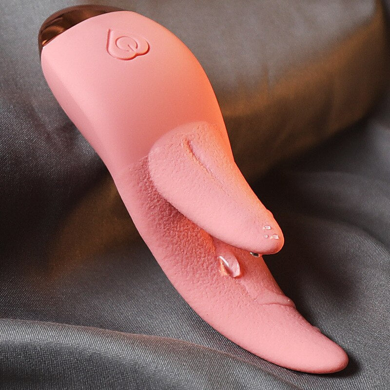 G-Spot Clitoris Vagina Anal Nipple Stimulator Female Masturbator Warming Licking Sex Toy for Women