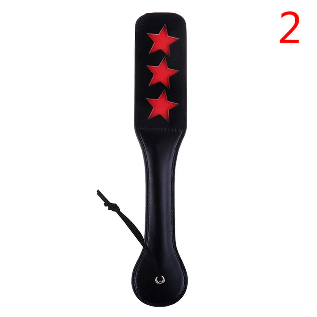 32CM Leather Double-Deck Spanking Paddle Slave Sex Toy for Women Men Paddle Spank Butt BDSM Sex Whip Fetish Bondage Erotic Toys