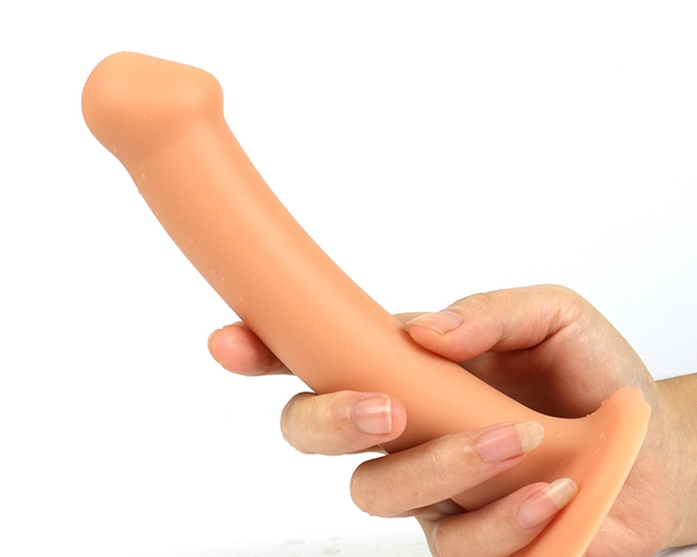 Slender Anal Plug Powerful Suction Cup Soft Dildo G-spot Vaginal Stimulator Butt Plug Prostate Massager Sex Toys for Man Woman