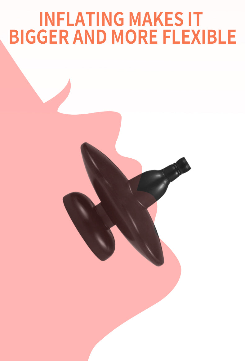 BDSM Super Huge Mouth Gag Strapless Inflatable Expansion Open Mouth Gag Restraint Bondage Adult Sex Toys for Woman Couples Slave