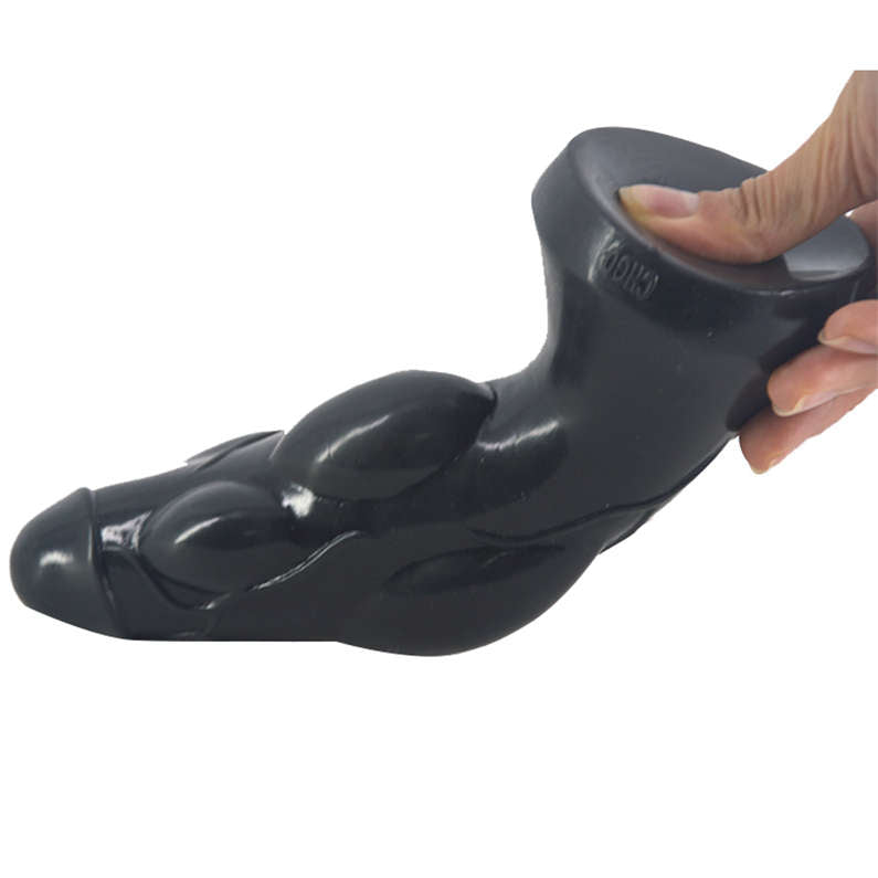 Suction Cup Penis Anal Plug Masturbation Vibration Glass Plug Clitoral Pump Intimate Toys for Husband Pig Tail Adults SM Toys