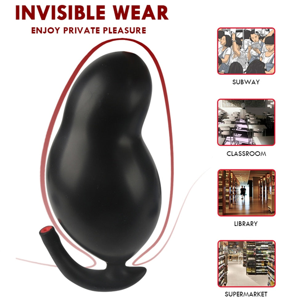 Go Out Double Layer Inflated Super Big Anal Plug Dildo Pump Butt Plug Anal Dilator Prostate Massage Extender Dilatador Sex Toys
