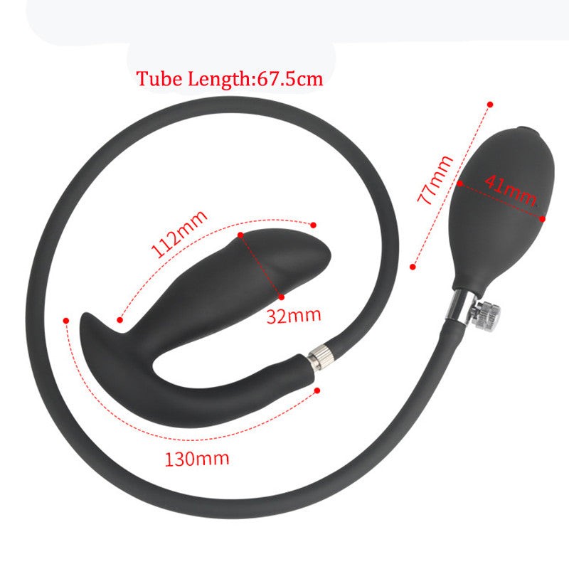 Inflatable 250MM Super Large Silicone Anus Dilator Anal Plug Dildo Pump Women Sex Toys Butt Vagina Stimulate Prostate Massage 18