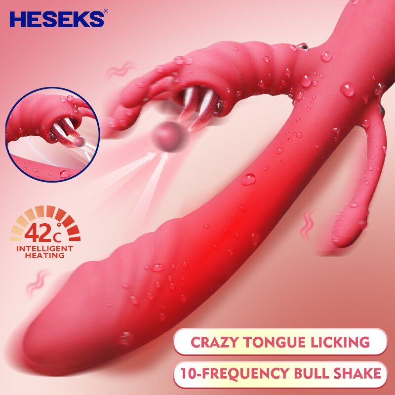 G-Spot Clitoral Vaginal Licking Vibrators for Women