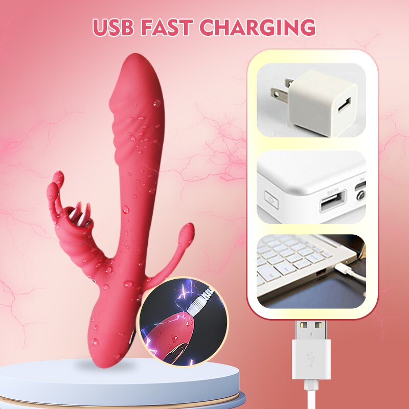 G-Spot Clitoral Vaginal Licking Vibrators for Women