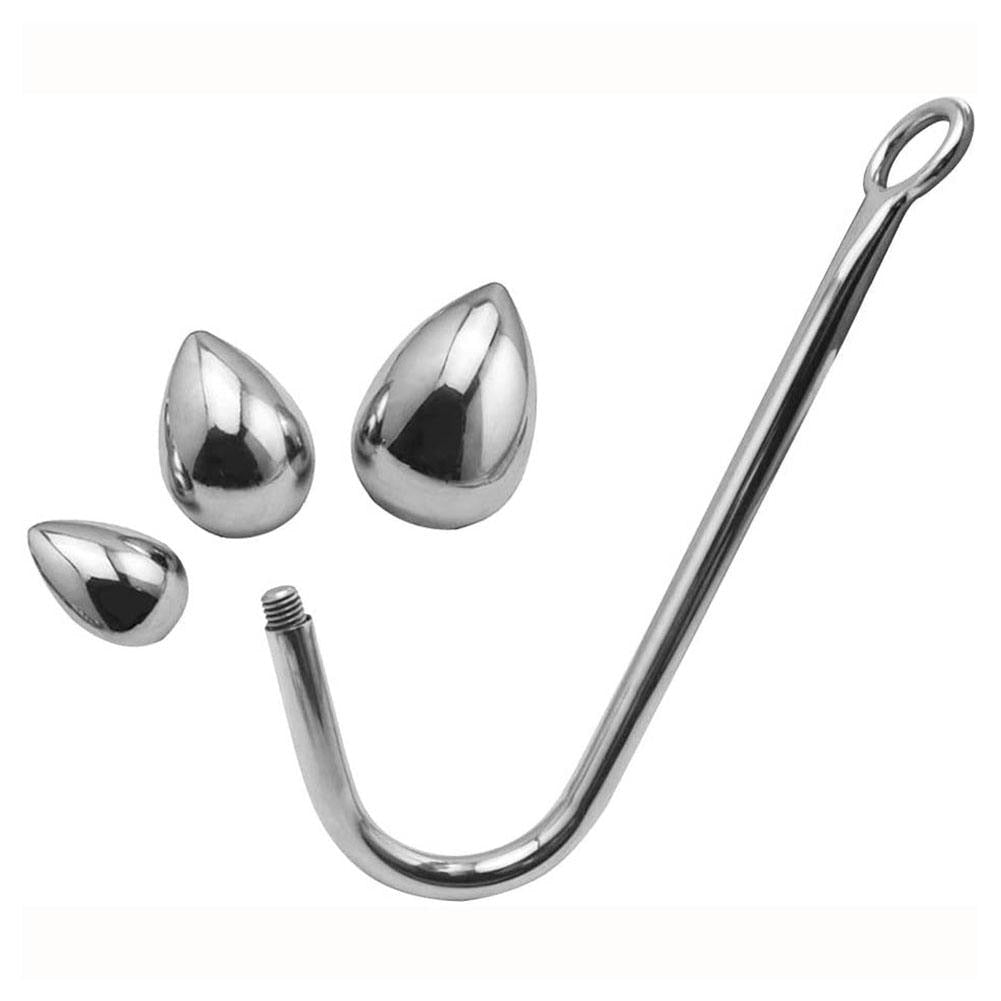 Hot Erotic Sexy Anal Hook Ball Stainless Steel SM Butt Plug Hook Anal Sex Toys for Couples Adult Sex Games Sexy Toys