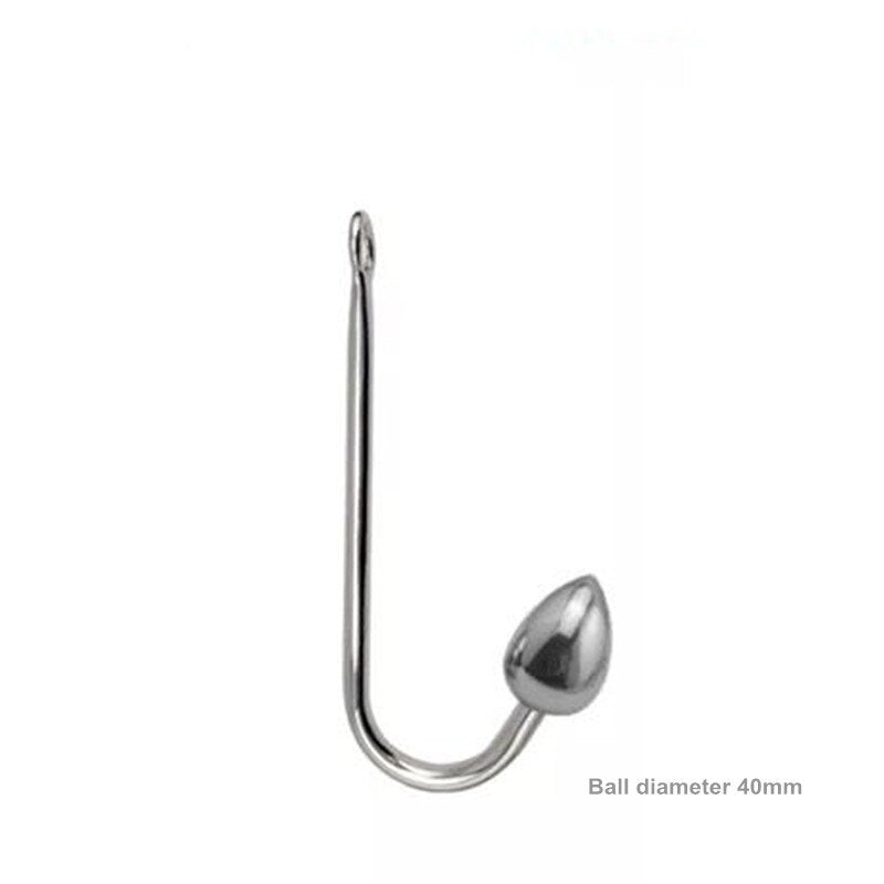 Hot Erotic Sexy Anal Hook Ball Stainless Steel SM Butt Plug Hook Anal Sex Toys for Couples Adult Sex Games Sexy Toys