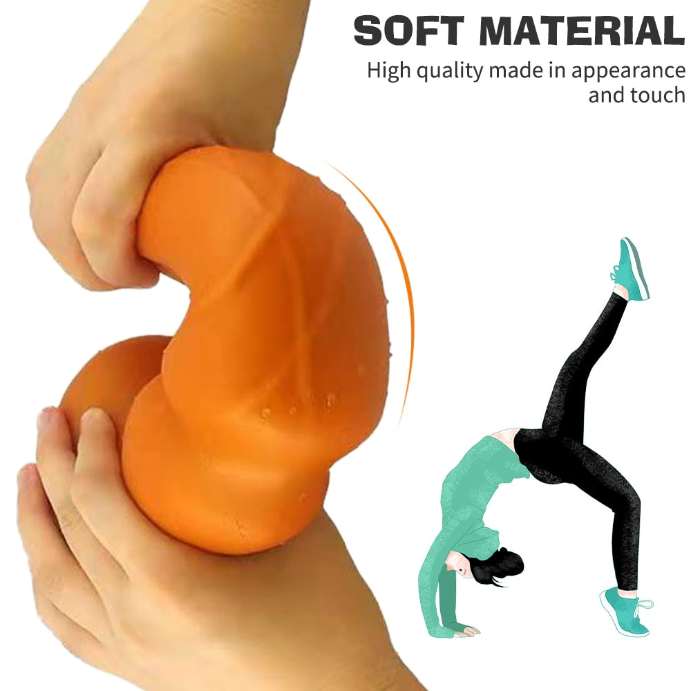 Huge Butt Plug Sex Shop Soft Material Anal Plug with Powerful Suction Cup Adult Product Female Masturbator Erotic Sex Toys for Couple