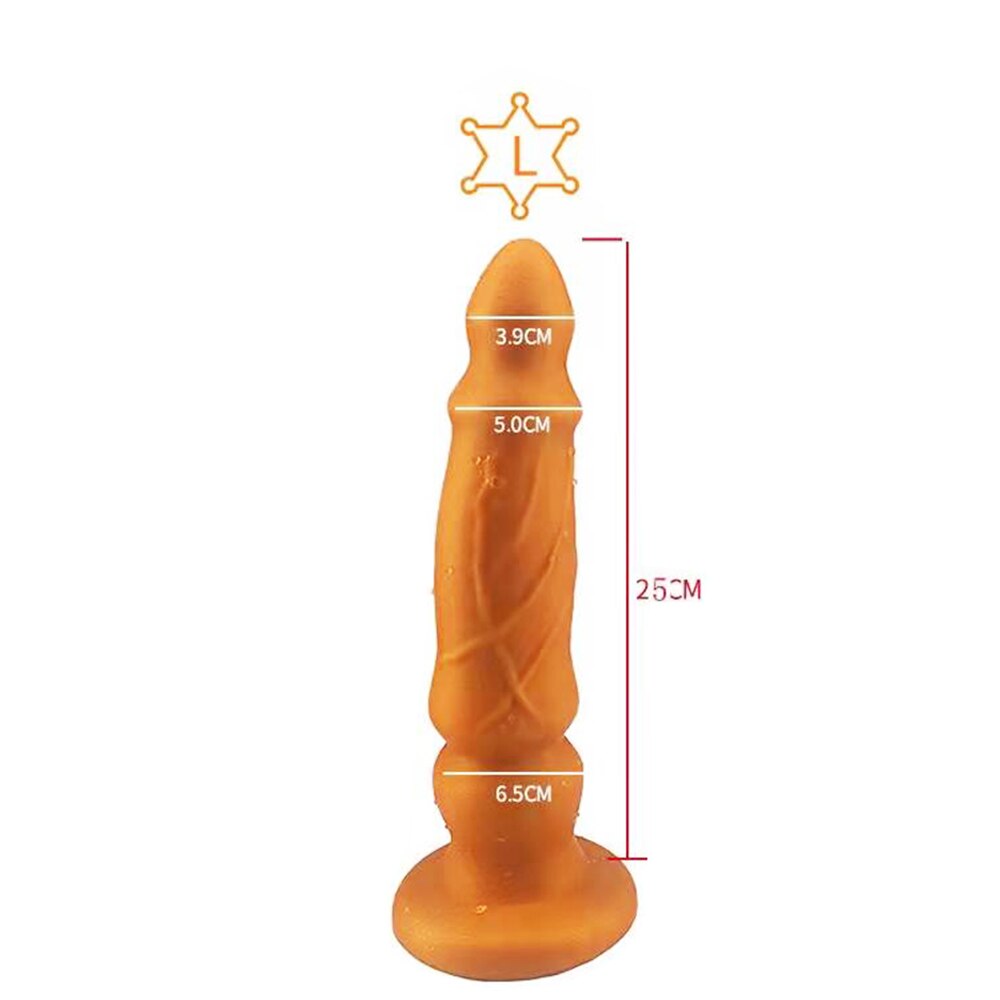 Huge Butt Plug Sex Shop Soft Material Anal Plug with Powerful Suction Cup Adult Product Female Masturbator Erotic Sex Toys for Couple