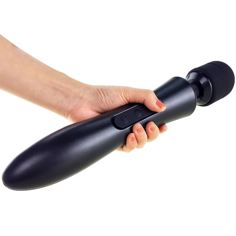 Huge Magic Wand Vibrators for Women. USB Charge Big AV Stick Female G Spot Massager Clitoris Stimulator Adult Sex Toys for Woman