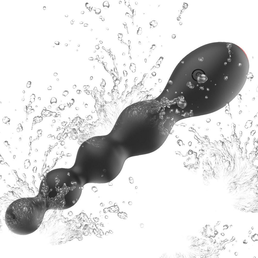 IKOKY 10 Speed Vibrating Butt Plug Sex Toy for Women Clitoris Stimulator Prostate Massager Erotic Anal Beads Vibrator
