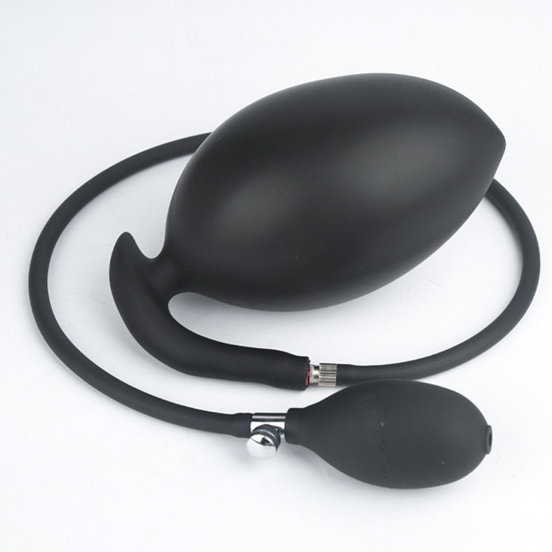 Inflatable 250MM Super Large Silicone Anus Dilator Anal Plug Dildo Pump Women Sex Toys Butt Vagina Stimulate Prostate Massage 18