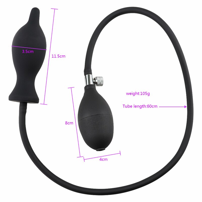 Inflatable Anal Plug ชาย Sissy เริ่มต้น Butt Plug ชุด Dildo Anal ปั๊มผู้ใหญ่อุปกรณ์เซ็กซ์ทอยสำหรับผู้หญิงผู้ชายเกย์ I122W