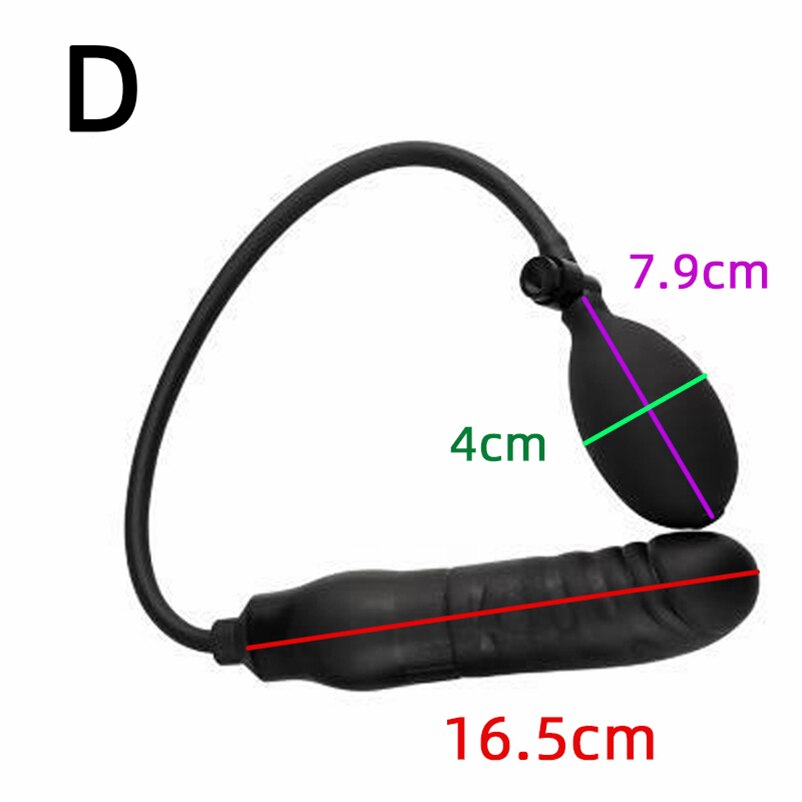 Inflatable Anal Plug ชาย Sissy เริ่มต้น Butt Plug ชุด Dildo Anal ปั๊มผู้ใหญ่อุปกรณ์เซ็กซ์ทอยสำหรับผู้หญิงผู้ชายเกย์ I122W