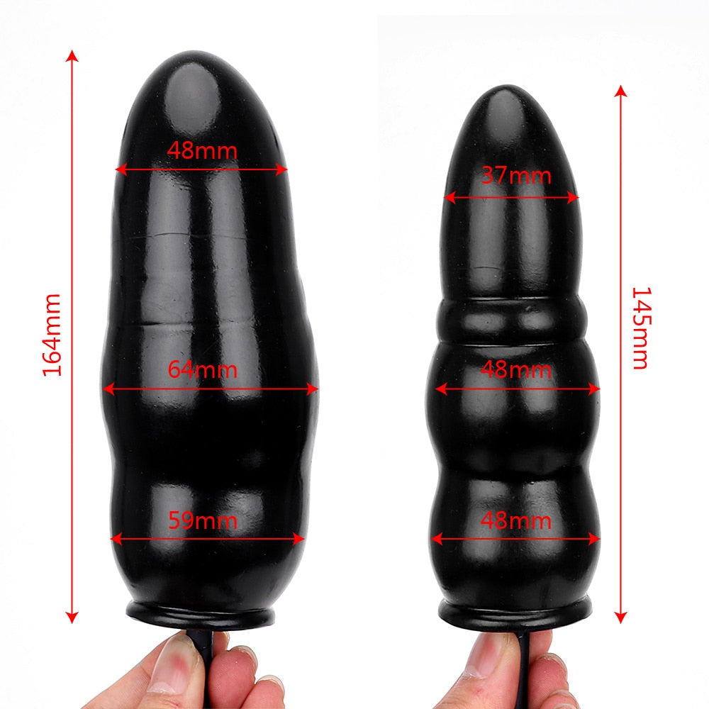 Inflatable Dildo Butt Plug Anal Expander Sex Toys for Women Men Couples Games Vaginal Dilator Prostate Massager Erotic Products