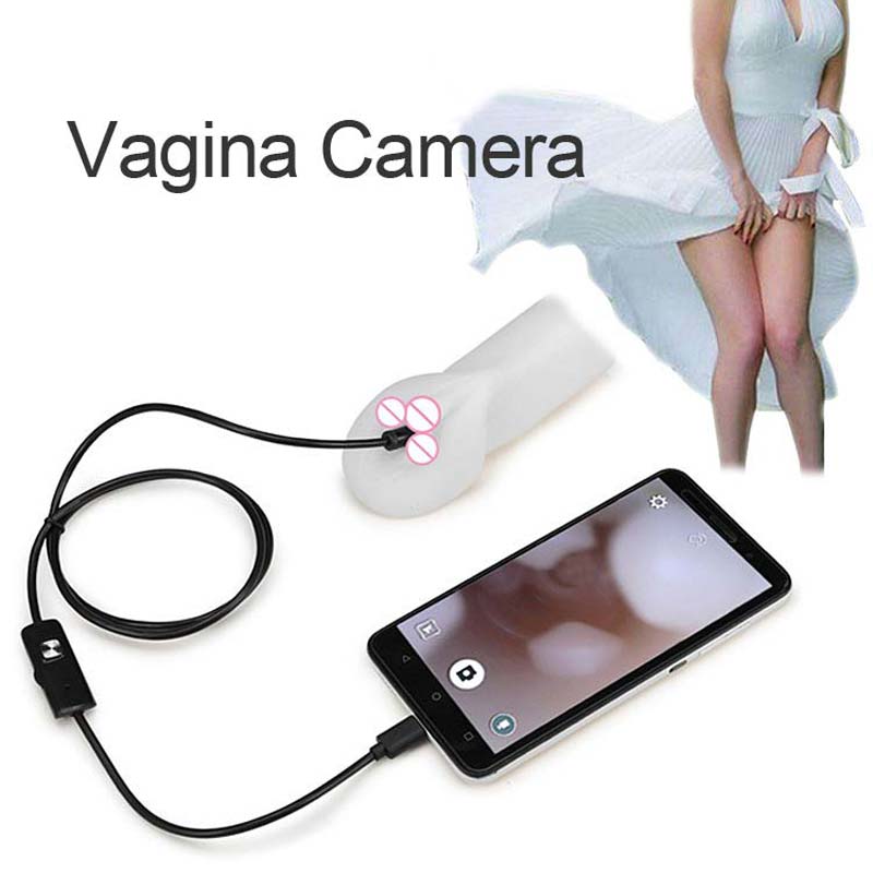 Intelligent Pussy Anal Vagina Voyeur Camera 7mm Inspection Borescope Waterproof Erotic Adult Game Sex Toys for Women Couples