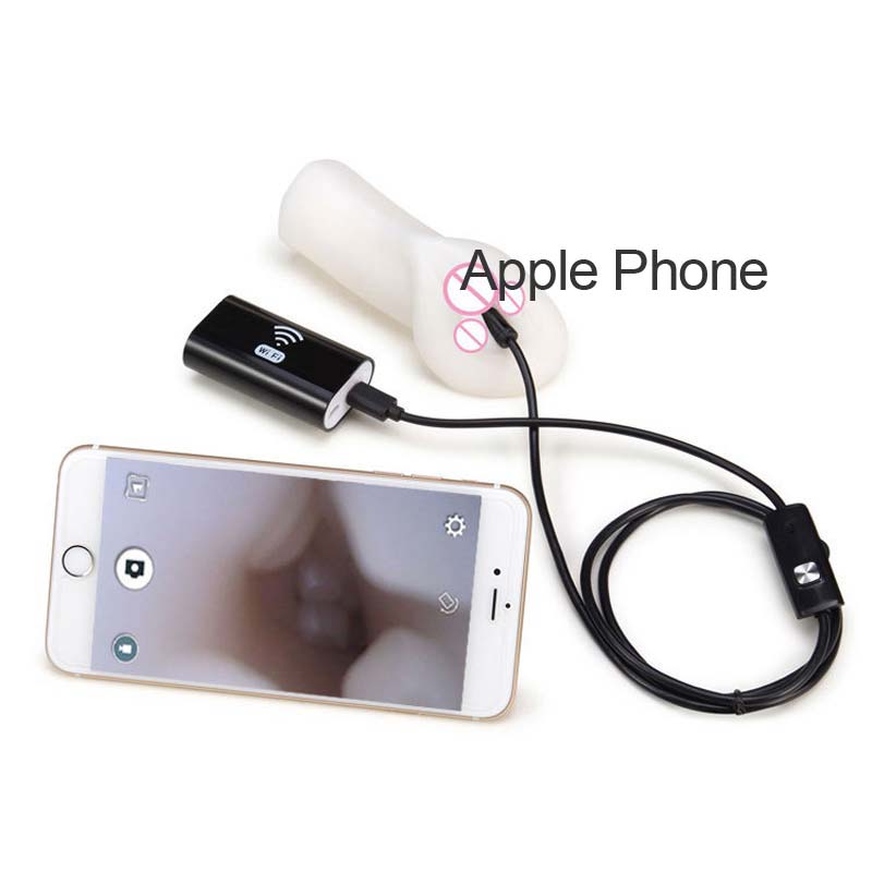 Intelligent Pussy Anal Vagina Voyeur Camera 7mm Inspection Borescope Waterproof Erotic Adult Game Sex Toys for Women Couples