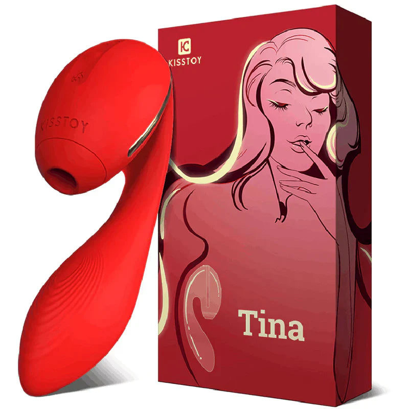 KISTOY Tina Wearable Sucking Vibrator Heating G-spot Stimulator Powerful Clitoris Sucker Sex Toys for Women