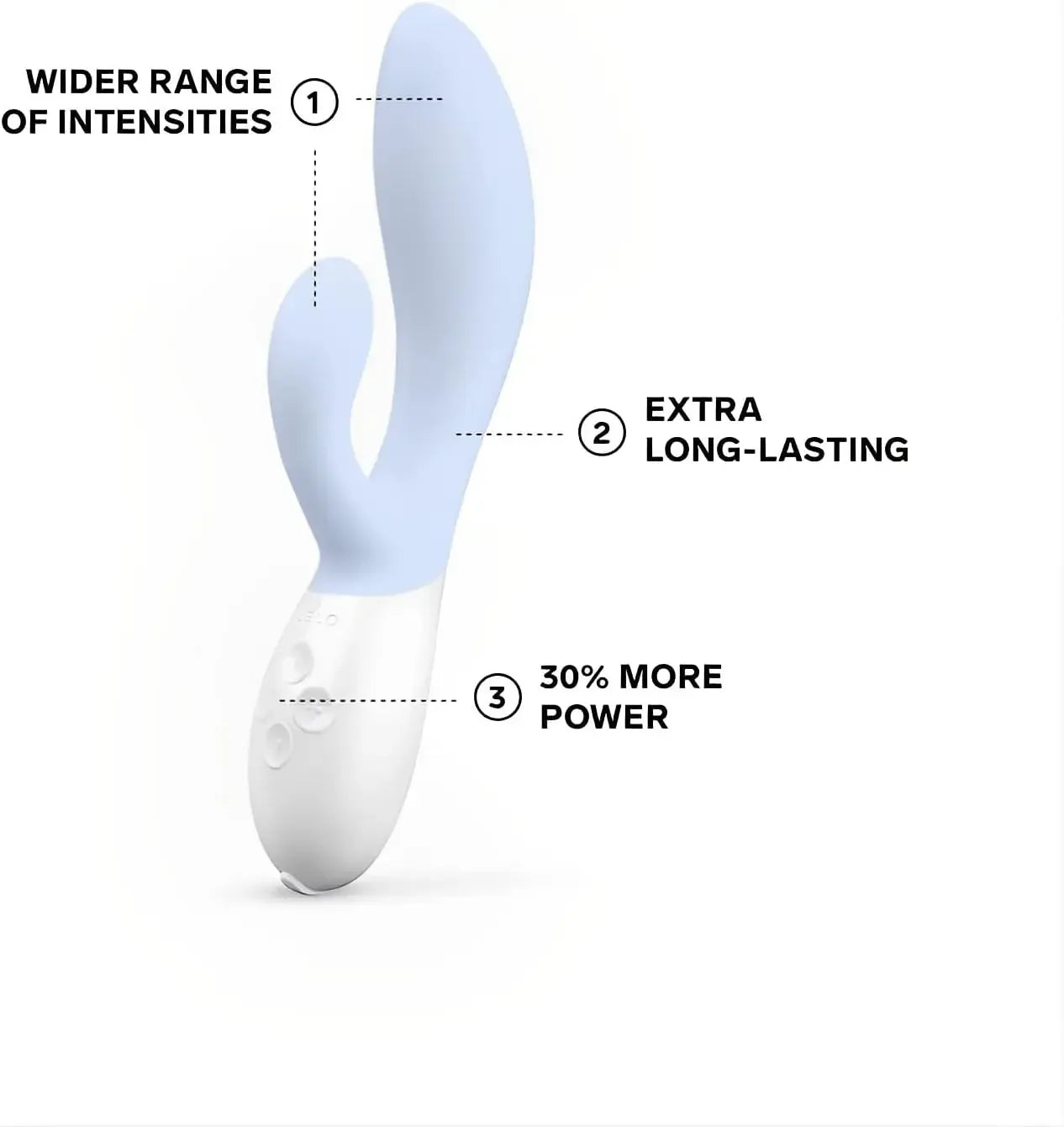 LELO INA 3 G Spot Rabbit Vibrator Clitoral Rabbit Vibrador for Women Rabbit Sex Toy for Women with 10 Vibrating Modes.Adult Toys