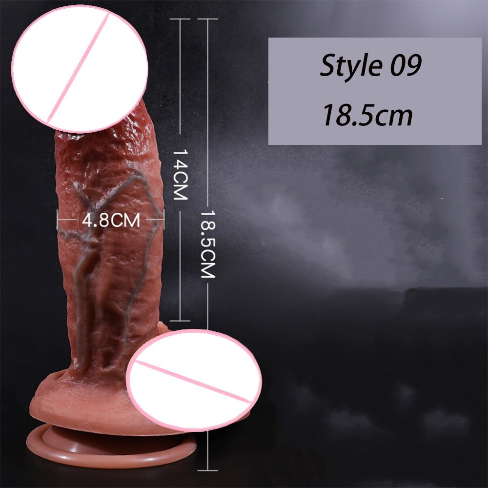 Realistic Large Penis Dildos with Suction Cup for Women Lesbian Toys Big Fake Dick Silicone Masturbation Adult Sex Products