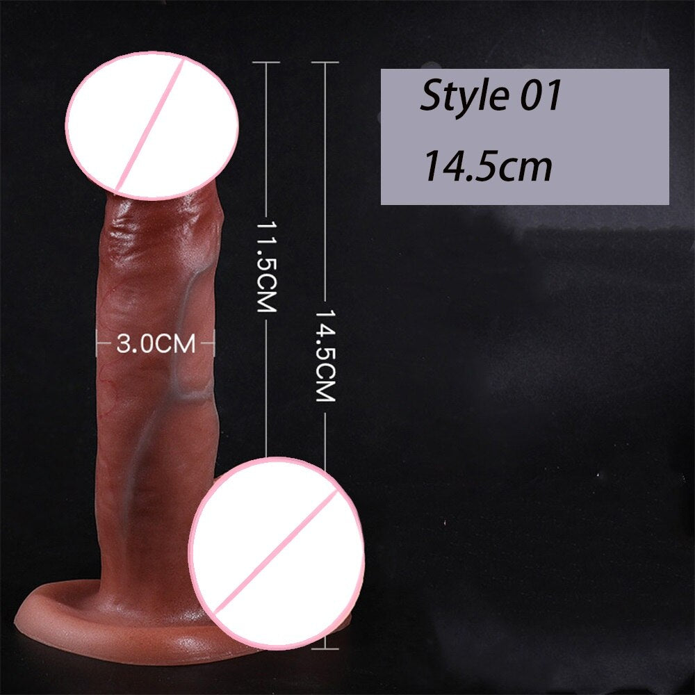 Realistic Large Penis Dildos with Suction Cup for Women Lesbian Toys Big Fake Dick Silicone Masturbation Adult Sex Products