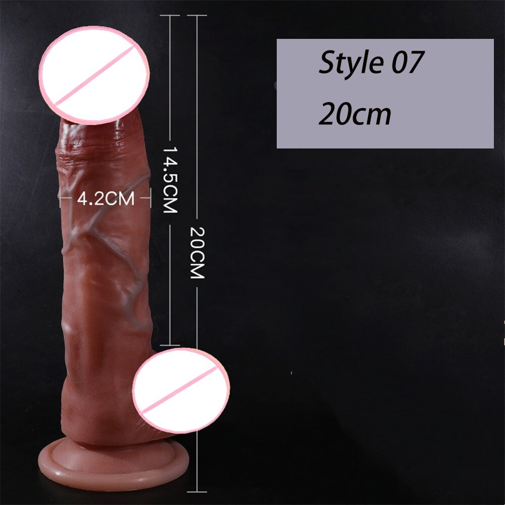 Realistic Large Penis Dildos with Suction Cup for Women Lesbian Toys Big Fake Dick Silicone Masturbation Adult Sex Products