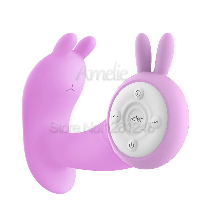 Leten 10-Speed Heating Vibrator, Clitoris G-Spot Massager with Remote Control, Wireless Strap-On Panties Sex Toys for Women