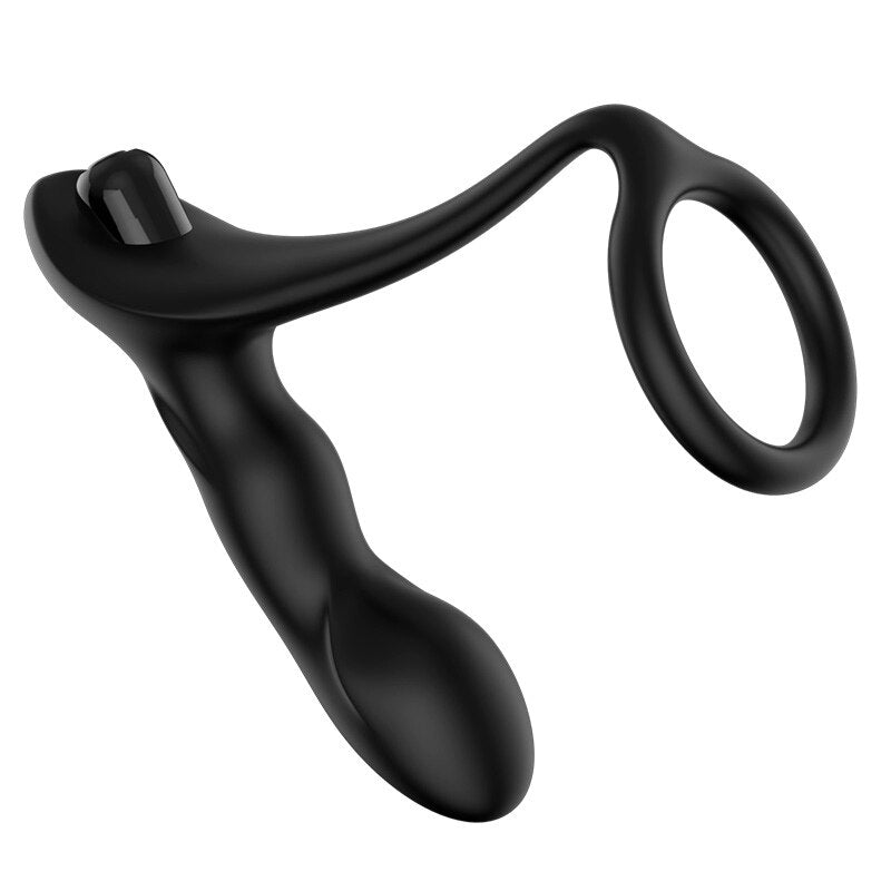 Leten 10-Speed Silicone Prostate Massager Anal Plug Vibrator Sex Toys for Men Women Guys Soft Anal Beads Adult Sex Products