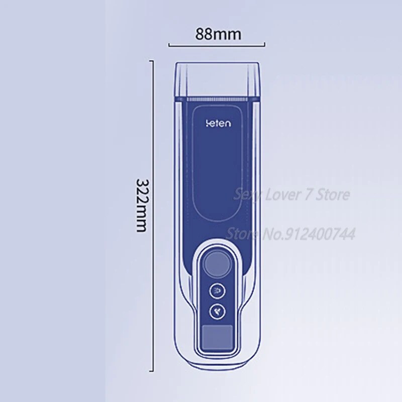Leten A380 III อัพเกรดลูกสูบ Telescopic Masturbator ความร้อนช่องคลอด Thrusting Moaning เครื่องสำเร็จความใคร่ด้วยตัวเองเพศของเล่นสำหรับผู้ชาย