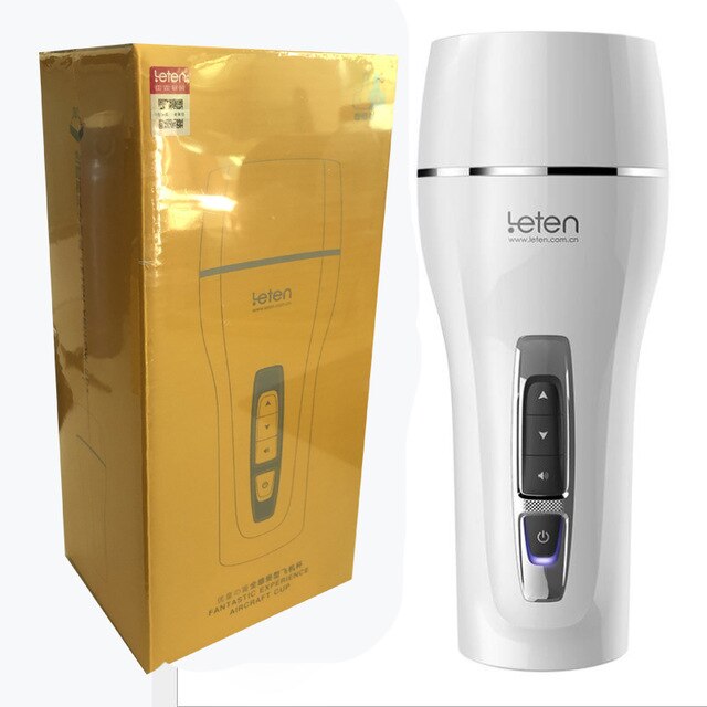 Leten Clamp Sucking Vibrating Male Masturbator Cup Realistic Vagina Real Pussy Sexual Moaning Sex Machine Sex Shop for Men