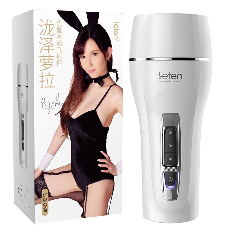 Leten Clamp Sucking Vibrating Male Masturbator Cup Realistic Vagina Real Pussy Sexual Moaning Sex Machine Sex Shop for Men