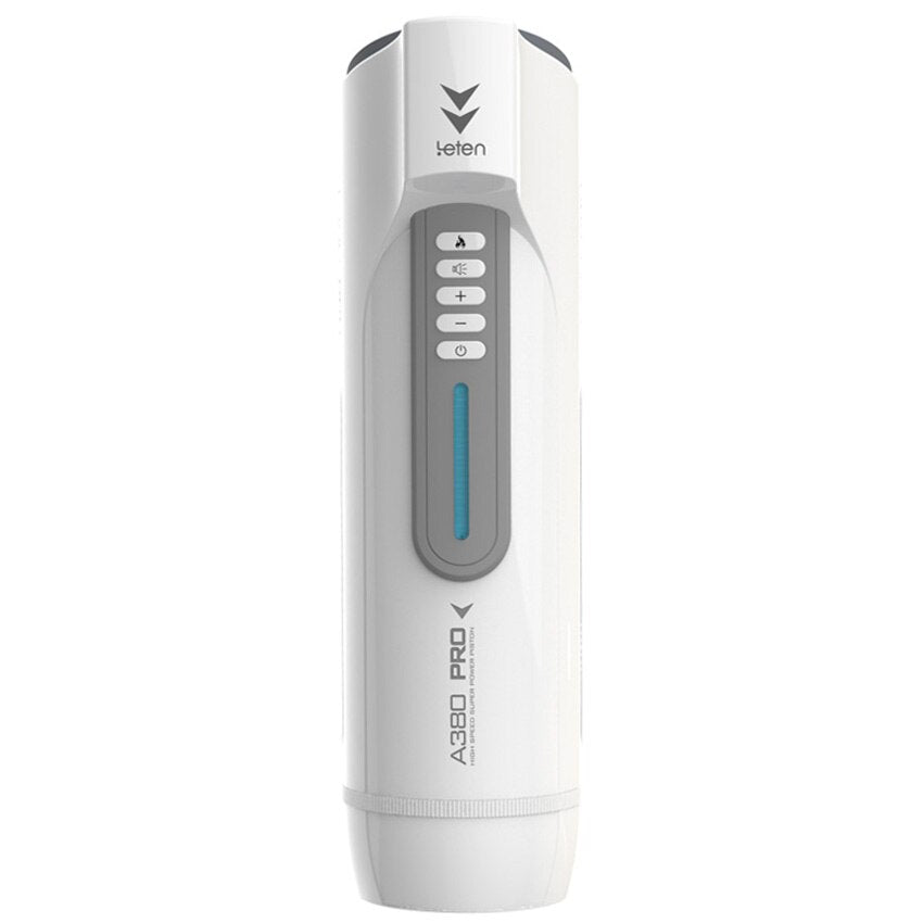 Leten Electric Piston Heating Vagina Vibrator Mmale Automatic Overlength Thrusting Masturbation Voice Sucking Sex Toys for Men