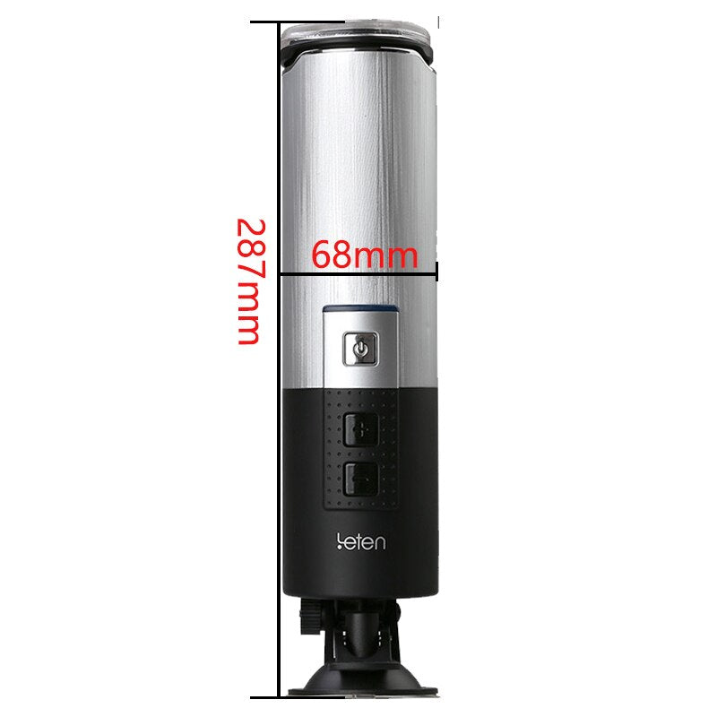 Leten HandsFree Aircraft Cup Piston Fully Automatic Male Masturbator 10 Function Retractable USB Rechargeable Sex Toys for Men