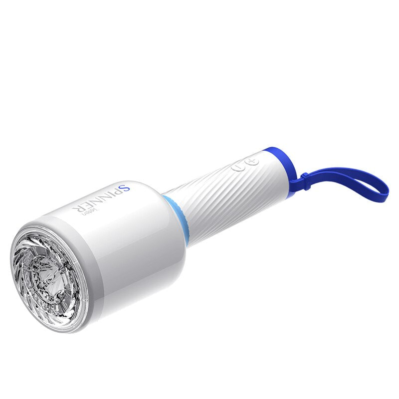 Leten Masturbators Cup Glans Penis Training Sex Toys for Men Powerful Lasting 10 Speed Telescopic and Rotation Strong Vibrating