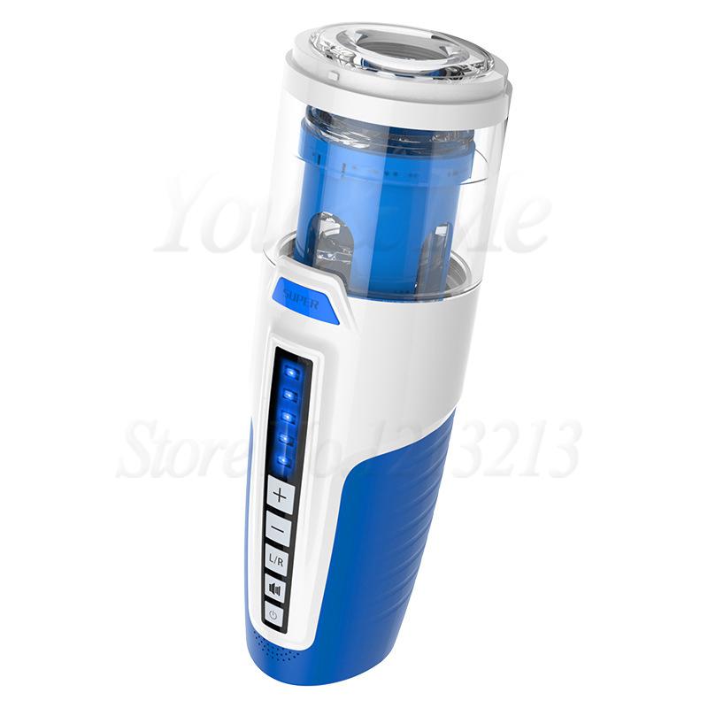 Leten Piston Telescopic Male Masturbator Rotating Retractable Strong Suction Vibrator Oral Sex Toy for Men Blowjob Sex Machine.