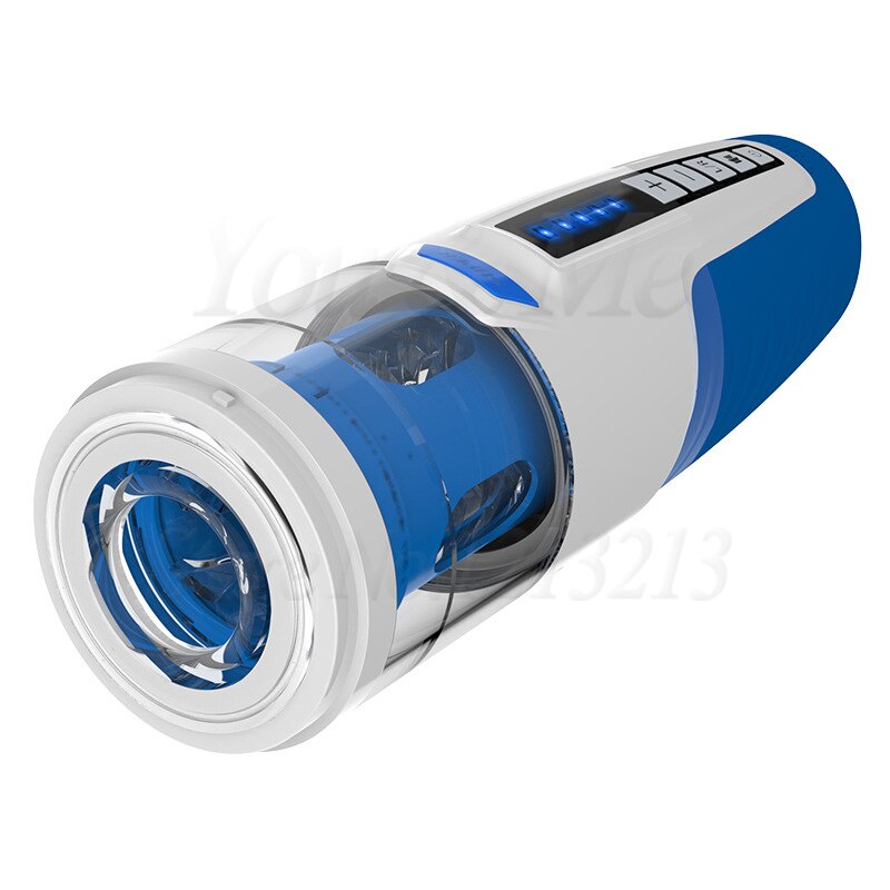 Leten Piston Telescopic Male Masturbator Rotating Retractable Strong Suction Vibrator Oral Sex Toy for Men Blowjob Sex Machine.